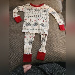 Honest Snowflake Kids Pajama Set 3t